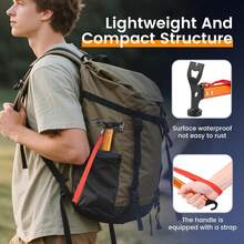 Carbon Steel Aluminum Camping Hammer, 12" Small Lightweight Three-In-One Functional Tent Stake Hammer For Hiking - 1 Piece - View 8