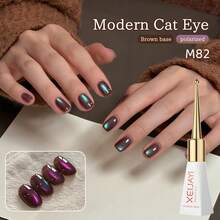 XEIJAYI 1支装 10毫升 现代猫眼美甲凝胶 半永久美甲浸泡 UV LED 美甲沙龙 DIY 美甲凝胶 - 彩色 - 查看 11