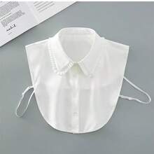 1件秋冬时尚可拆卸荷叶边雪纺衬衫领，多功能专业配饰 - 彩色 - 查看 13