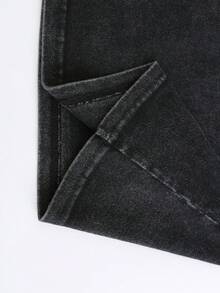 GALLERY  Portrait Print T-Shirt Washed Black, High-Quality Washed Cotton Printed T-Shirts, Menswear, Suitable For Street Retro Style As Well As Outdoor Sports And Leisure Occasions, Comfortable And Stylish, Y2K Apparel, Fashion T-Shirts, Streetwear, Exquisite Gifts. - 黑色 - 查看 10