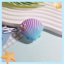 1个扎染珍珠贝壳、海星、星形Magsafe磁吸手机支架，可折叠伸缩旋转气垫吸附手机支架 - 彩色 - 查看 9