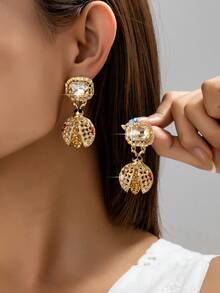 1 Pair Fashionable Luxury Versatile Insect Design Earrings For Women - Multicolor - View 7