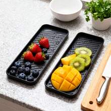 1/2/3pcs Drain Tray, Multi-Functional Kitchen Draining Mat, Absorbent Quick-Dry Non-Slip Pad, Heat-Resistant Countertop Protective Mat - One Size - View 3