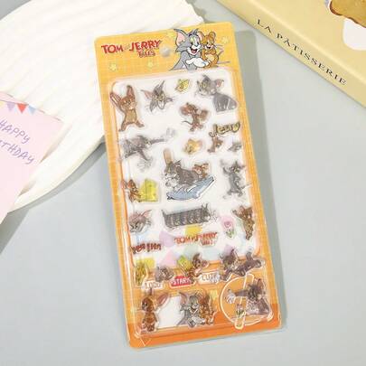 かわいいアニメキャラクターのおもちゃ、アニメフィギュア、ホームデコレーション(色の違いがある場合があり、ランダムに送られます)、重複しないかわいい装飾ステッカー