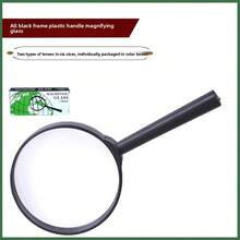 90/100mm High Performance Crystal Glass Handheld Magnifier - Ultra-Clear Portable Magnifier Suitable For Seniors, Antique Appraisal And Insect Observation - Ideal Companion For Smartphone, Book And Newspaper Reading (With Magnification Function) - A - View 7