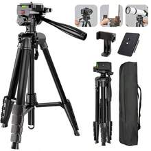 74-Inch Digital SLR Camera Tripod With 1 Quick Release Plate, Suitable For //, Lightweight Video Tripod - View 3