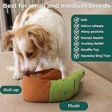 Scent Hound Paradise Dog Scavenger Hunt Snail-Shaped Sniffing Puzzle Game, Interactive Training, Chew Toy, Dogs Toy, Cats Toy - Multicolor - View 6