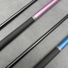 Taco de billar de 58 pulgadas, 1/2 piezas, disponible en azul y rosa púrpura, punta de 12.5 mm, 19 onzas, taco de billar profesional con textura - Púrpura malva - Ver 5