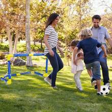 1 Set Mini Foldable Soccer Goal, Best Choice For Outdoor Sports In Summer, Plastic Soccer Goal Post Combination, Inflatable Sports Toy Suitable For Teenagers, Suitable For Indoor And Outdoor Team Games - 彩色 - 查看 5