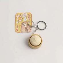Creative Xiaolongbao Keychain, Essential Item For Office Workers, Backpack & Bag Decoration Pendant, Birthday Gift For Friends, Christmas Gift - Multicolor - View 7