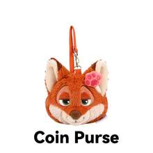 Disney 《疯狂动物城》尼克和朱迪手提包挂件，狐狸和兔子毛绒玩偶，男女通用手提包挂件，零钱包，便携钥匙扣，节日礼物 - 彩色 - 查看 14