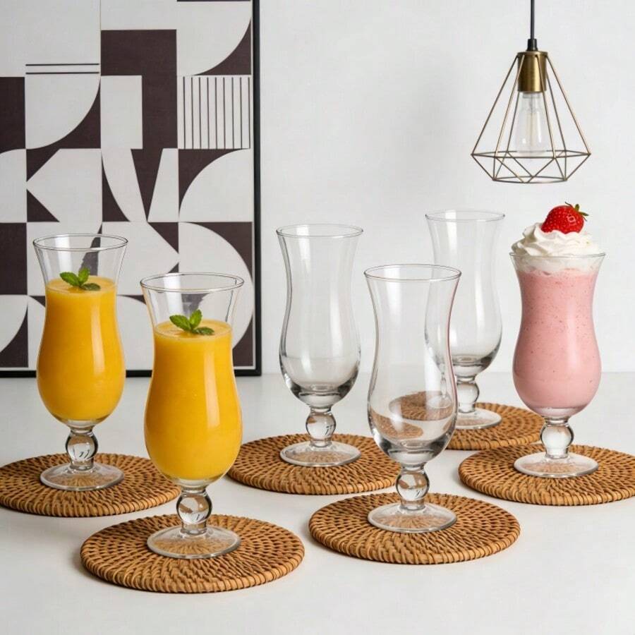 Ly nhựa hình hoa tulip trong suốt 14oz, thích hợp đựng nước ép, cocktail, bia, đồ uống nhiệt đới, nước lọc và các loại đồ uống khác. Tuyệt vời cho nhà hàng, quán bar, phòng chờ, khách sạn, tiệc ngoài trời hoặc bất kỳ dịp nào; chúng sẽ làm cho bàn của bạn trông thật lộng lẫy và đồ uống trông thật tuyệt vời. - Trong sáng - Xem 1