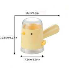 1个鸟形卡通按压式盐瓶定量调味瓶防尘可控量调料罐 - 彩色 - 查看 6