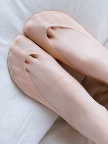 1/5/10 Pairs Of Summer Invisible Women's Ice Silk Ultra-Thin Breathable Anti Slip Boat Socks - Multicolor - View 3