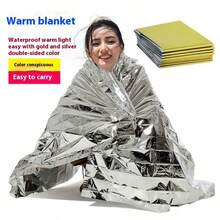 Multifunctional Travel Emergency Thermal Blanket, Outdoor Survival Insulation Blanket, Aluminum Foil Cold-Proof Blanket - Thermal Blanket - View 8