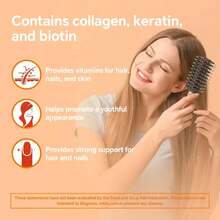 Hair Growth | With Biotin Inositol Folic AcidKeratin | Promotes Healthy Hair Regrowth & Prevents Breakage Healthcare Nail Healthcare Fitness Supplement Vitamin Bathroom Collagen Dietary Edible Dietary Edible Beauty Colagen - 1 - 查看 5