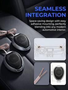 2 loa ô tô tần số cao, loa siêu trầm mini TS-T280, loa ô tô tần số cao - nốt cao - Xem 10