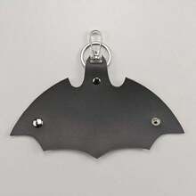 Bat Shaped Creative Key Pouch Compact PU Leather Key Holder Fashionable Key Chain Wallet Suitable For Men And Women Car Accessories For Women Wallet Mini Wallet Purse Wallet Small Wallet Mothers Day Gift Cruise Essential - Multicolor - View 10