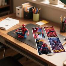 Marvel 10 piezas de Cuaderno Espiral Mini con Estampado, Regalo de Fiesta de Cumpleaños Feliz, Útiles Escolares Cuaderno de Bolsillo, Recuerdo de Fiesta para Niños y Adolescentes. - Multicolor - Ver 4