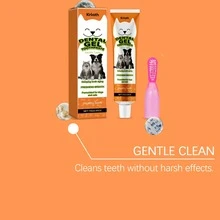 Fluffy Pet Oral Freshening Spray, Cat & Dog Tartar & Plaque Remover, No Brushing Needed, Pet Oral Care Solution, Additive, Cat Tartar Remover, Swallowable Dog Toothpaste, Dog Teeth Cleaning Gel, Home Supplies, Enzyme Pet Toothpaste, Removes Dog Halitosis, Pet Oral Care Kit - Multicolor - View 6