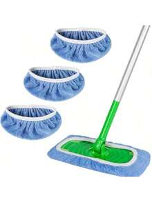 8 miếng lau nhà bằng sợi microfiber tái sử dụng, tương thích với máy quét nhà, dùng được cả khô và ướt, có thể giặt được, dùng để lau sàn gỗ/sàn nhà (không bao gồm cây lau nhà). - nhiều màu - Xem 4