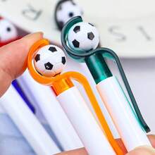 Bút bi hình quả bóng đá xoay độc đáo, bút bi hình quả bóng đá giảm căng thẳng, bút mực đen trơn tru gốc dầu dành cho học sinh, văn phòng và doanh nghiệp để ký tên. - Bút bi xoay hình quả bóng đá sáng tạo - Xem 3