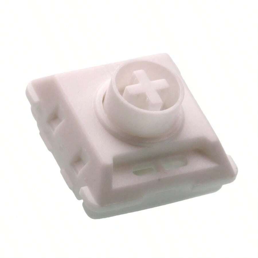 50g White Rain Mini Linear Low Profile Mechanical Keyboard Switch, Hot-Swappable, Pre-Lubricated, Full POM Material - View 1