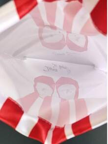 Dance Shoe Storage Bag, Satin Drawstring Pouch, Dust-Proof Ballet Toe Shoes Bag - Red - View 2