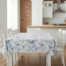 Kiva Nautical Print Oilcloth Tablecloth, Stain Resistant And Waterproof, Sizes From 100x140 To 300x140 Cm And Round 140 Cm - Easy Clean Oilcloth Tablecloth - Available In 12 Designs - Option 8 - View 2