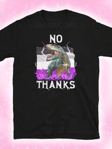NO THANKS Asexual Ace Flag Pride EPIC Dinosaur Flame Aroace Aspec Nonbinary Queer Merch Gift Ideas Ace Keyring Earrings - 黑色 - 查看 1