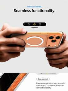 Magnetic Charging Transparent Phone Case, Suitable For Latest Models 17/17 Pro/17 Pro Max/17 Air/16 E/15/14/13 Pro Max/12/11, Transparent Soft TPU Ultra-Thin Phone Protective Case - Clear - View 6