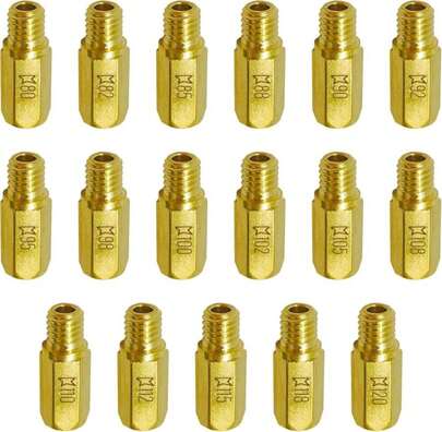 YGQ Main Jet Kit For Keihin Nibbi Carburetor FCR FCR-MX PE PJ PWK PWM 99101-357 (#80 - #120)