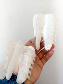 Kẹp tóc hình răng bằng sợi acetate màu trắng được cá nhân hóa, kẹp tóc sáng tạo ngộ nghĩnh dành cho phòng khám nha khoa, phù hợp cho phụ nữ và bé gái, có thể dùng làm quà tặng cho nha sĩ, trợ lý nha khoa, hoặc làm kẹp tóc chữ cái bằng sợi acetate được cá nhân hóa cho cô dâu, một món quà lý tưởng cho phù dâu, phụ kiện tóc thời trang, kẹp tóc thanh lịch, kẹp tóc nữ, kẹp hàm thanh lịch. - Nhiều màu - Xem 14