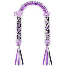 Juexica Graduation Ribbon Lei - Class Of 2026 Graduate Leis DIY Braided Necklace For Men And Women Graduation Gift Purple White 1 Set - Tím Trắng - Xem 1