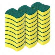 5/10/20pcs Kitchen Cleaning Sponges, Dishwashing Cloths, Multifunctional Cleaning Sponges, Household Cleaning Double-Sided Cleaning Cloths, High-End Kitchen Dishwashing Sponges, Durable Anti-Scraping Sponges, Super Absorbency, Cleaning Supplies - 多色的 - 查看 1