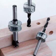 Drill Bit Stopper Collars Zinc Alloy Drilling Depth Stop Rings With Hex Wrench Open Type Drill Bit Stop Ring - A - View 3