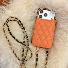 1个Bocasa斜挎钱包式手机壳，适用于 17、17 Pro、17 Pro Max，RFID屏蔽PU皮革拉链手提钱包翻盖保护套，带卡槽、腕带和挂绳 - 彩色 - 查看 6