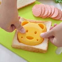 Bear Shaped Sandwich Mold, Bread Cookie Embossing Mold, Cake Mold DIY Tool, Kitchen Breakfast Accessory - Multicolor - View 4