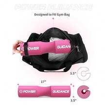Barbell Squat Pad - Neck And Shoulder Protective Pad - Great For Squats Lunges Hip Thrusts Weight Lifting And More - Fit Standard And  Bars Perfectly - Pink - 查看 6