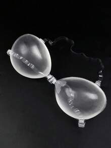 Women Transparent Adhesive Bras, With Detachable Clear Straps Invisible Push Up Bras For Backless & Strapless Dresses - Multicolor - View 11