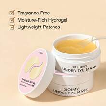 Xioimy 60片黄金眼膜，深层滋养保湿，紧致眼周肌肤，高效补水，呵护眼周肌肤，令眼周轮廓光滑紧致 - 金色 - 查看 1