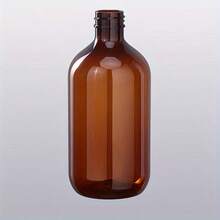 1pc 500ml Light Amber Bathroom Liquid Soap Dispenser, Suitable For Shampoo And Lotion. Refillable Pump Bottle, Applicable For Shower Gel And Cosmetics - A - View 2