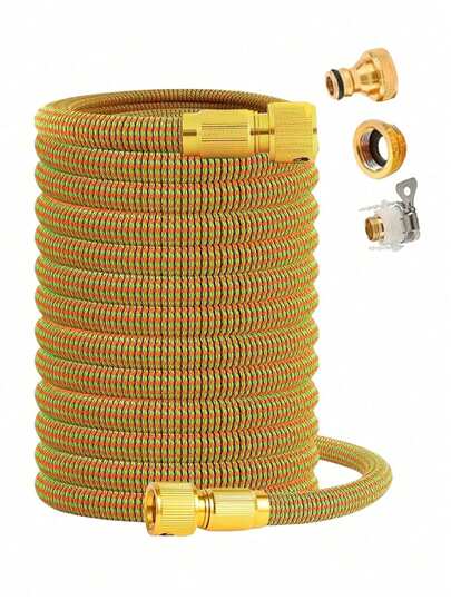 1 Piece Of Gardening Hose, Can Stretch Water Pipe Three Times, 25ft -75ft, Durable Hose, Expandable Hose, With Universal Water Pipe Fittings