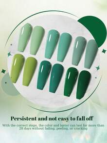 VOKY 6件套 - 绿色高饱和度指甲油凝胶套装。质地顺滑持久，适合美甲沙龙使用。 - 彩色 - 查看 11