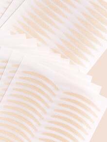 3片橄榄形双眼皮贴 + 3片月牙形双眼皮贴 - 米色 - 查看 5