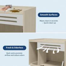 Cat Litter Box Enclosures - Wood - View 4