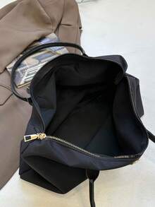 New Arrival Large Capacity Minimalist Fashion Tote Bag, Commuter Handbag With Shoulder Strap For Men - Multicolor - View 5
