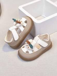 Sandalias para bebé, zapatos planos adecuados para el uso en verano - Beis - Ver 2