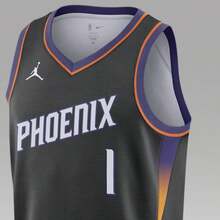Nike DRI-FIT NBA Phoenix Suns 2025/26 Season Declaration Edition #1 Sleeveless Comfort Basketball Jersey For Men - HM4881-010 - Xem 3
