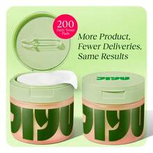 Korean Skincare (2-PACK) - Anti-Aging, Dark Spot & Wrinkle Minimizing Toner Pads With Centella Asiatica, Snail Mucin, Niacinamide - 200 Ct. - 2 件裝 - 查看 3